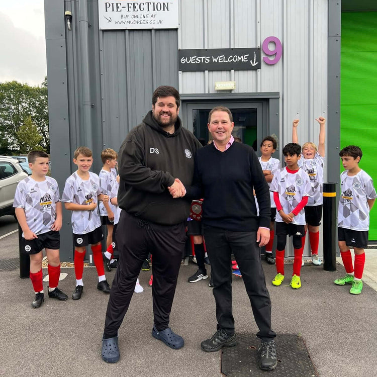 Christian and Dan Shortt, the  manager of Chi Colts U11 Reds