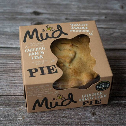 Best Pie Box — Dinner for 8 featuring Chicken, Ham & Leek Pie in an attractive package.